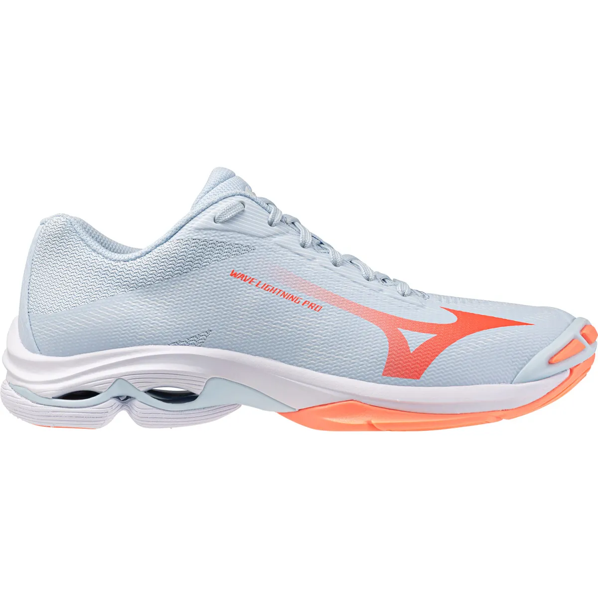 MIZUNO V1GC2660 Wave Lightning Pro-84 Blue Finch/Lava Orange/Flamin