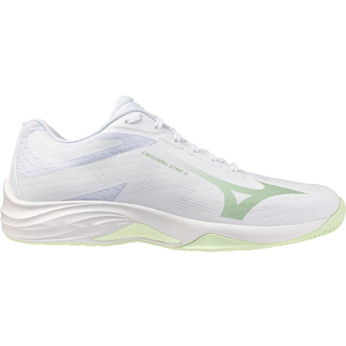 MIZUNO V1GD2603 Lightning Star JR-85 White/Aqua Gray/Ambrosia