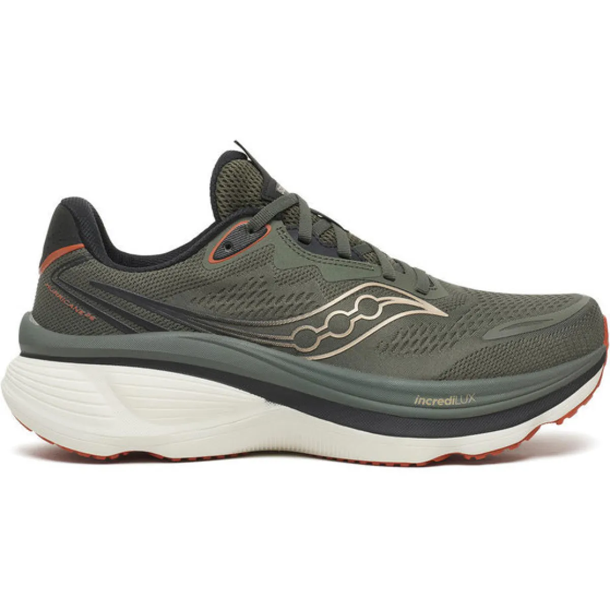 SAUCONY S101098 Hurricane 26-1022 FATIGUE/BLACK
