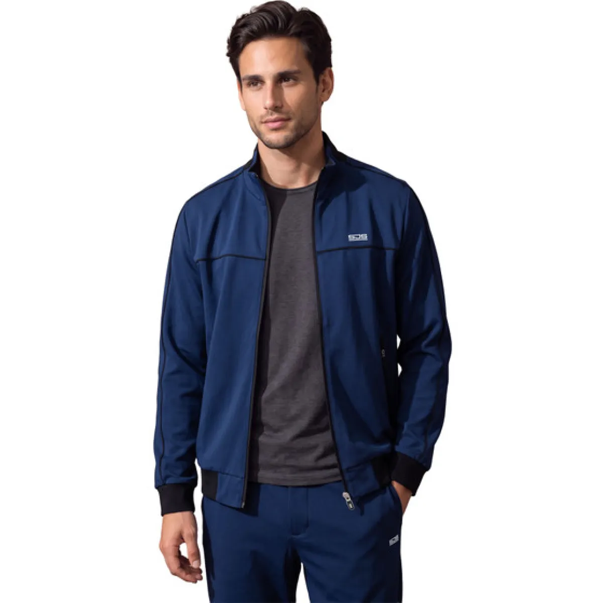 SJENG SPORTS Anselm Jacket Men-N122 Pelikan Ink