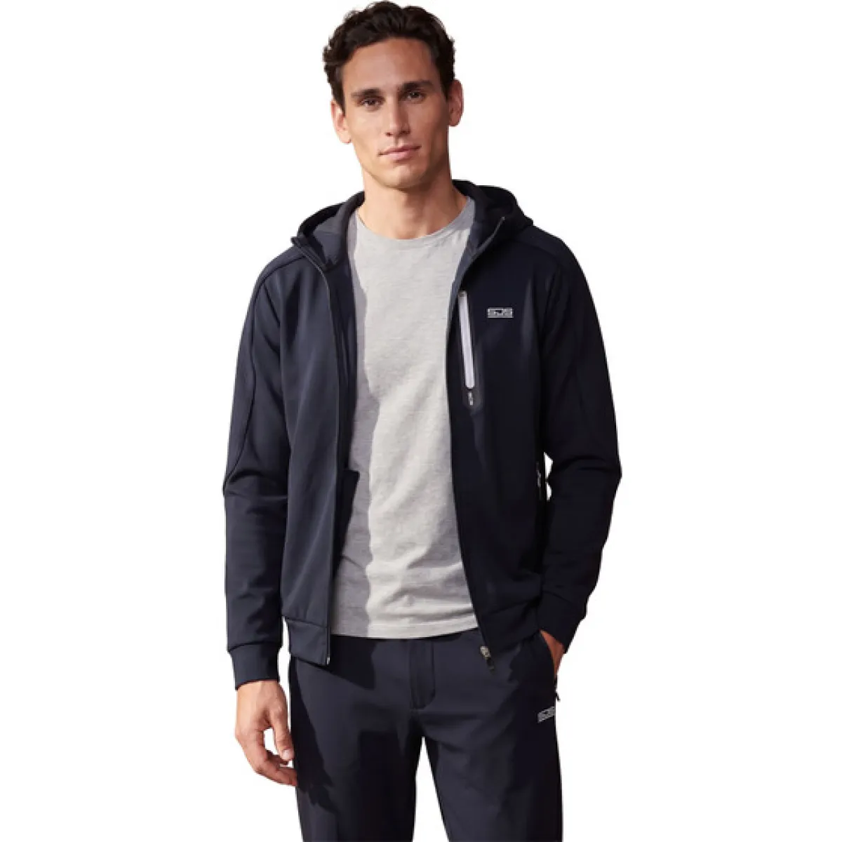 SJENG SPORTS Arno Hooded Jacket Men-N024 Navy