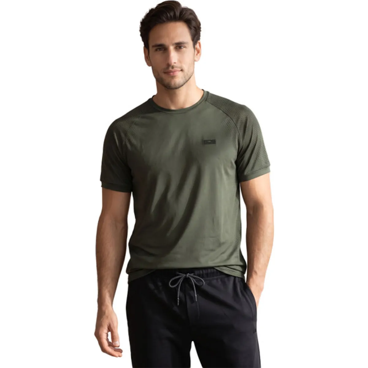 SJENG SPORTS Bas Tee Men-L135 Camo Green
