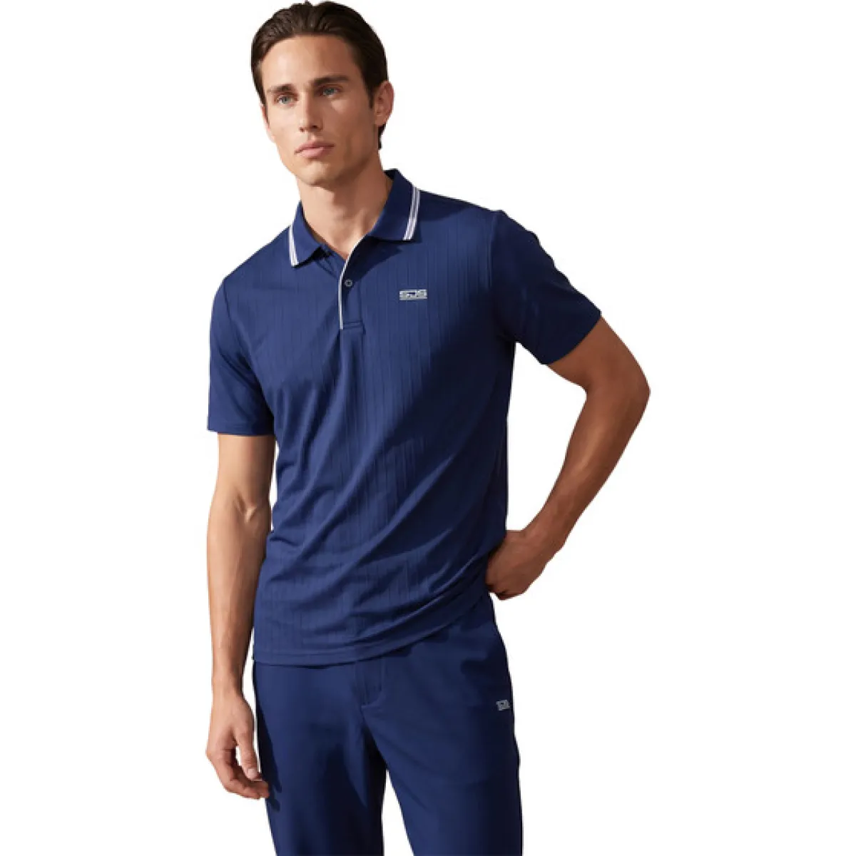 SJENG SPORTS Cato Polo Men-N122 Pelikan Ink