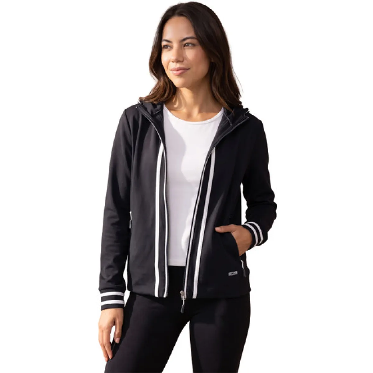 SJENG SPORTS Filomena Hooded Jacket-N024 Navy