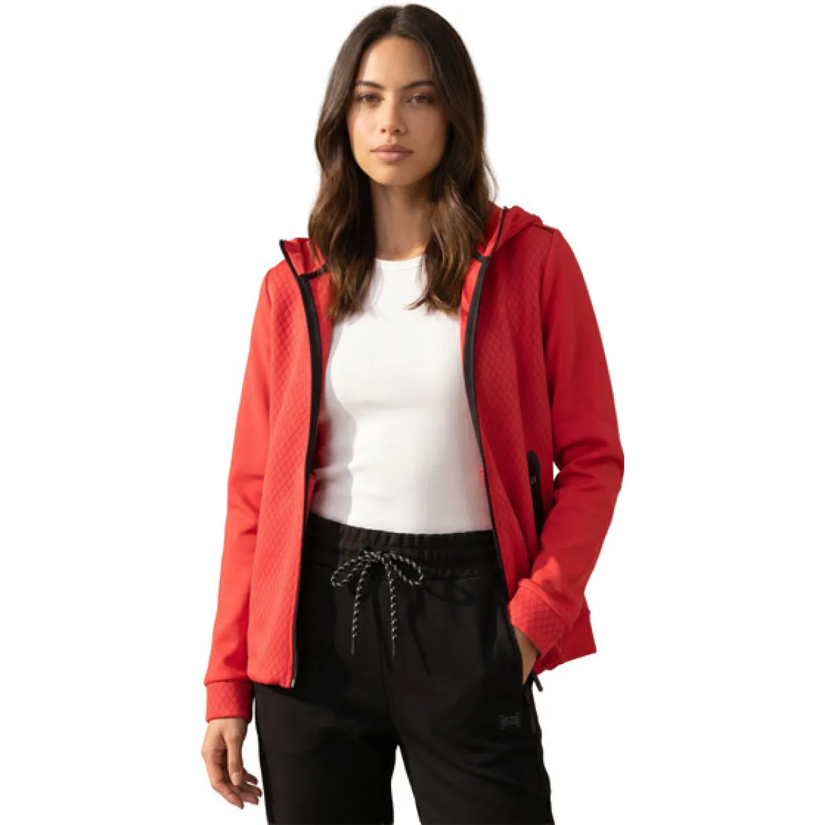 SJENG SPORTS Rotonda Hooded Top Lady-R110 Watermelon
