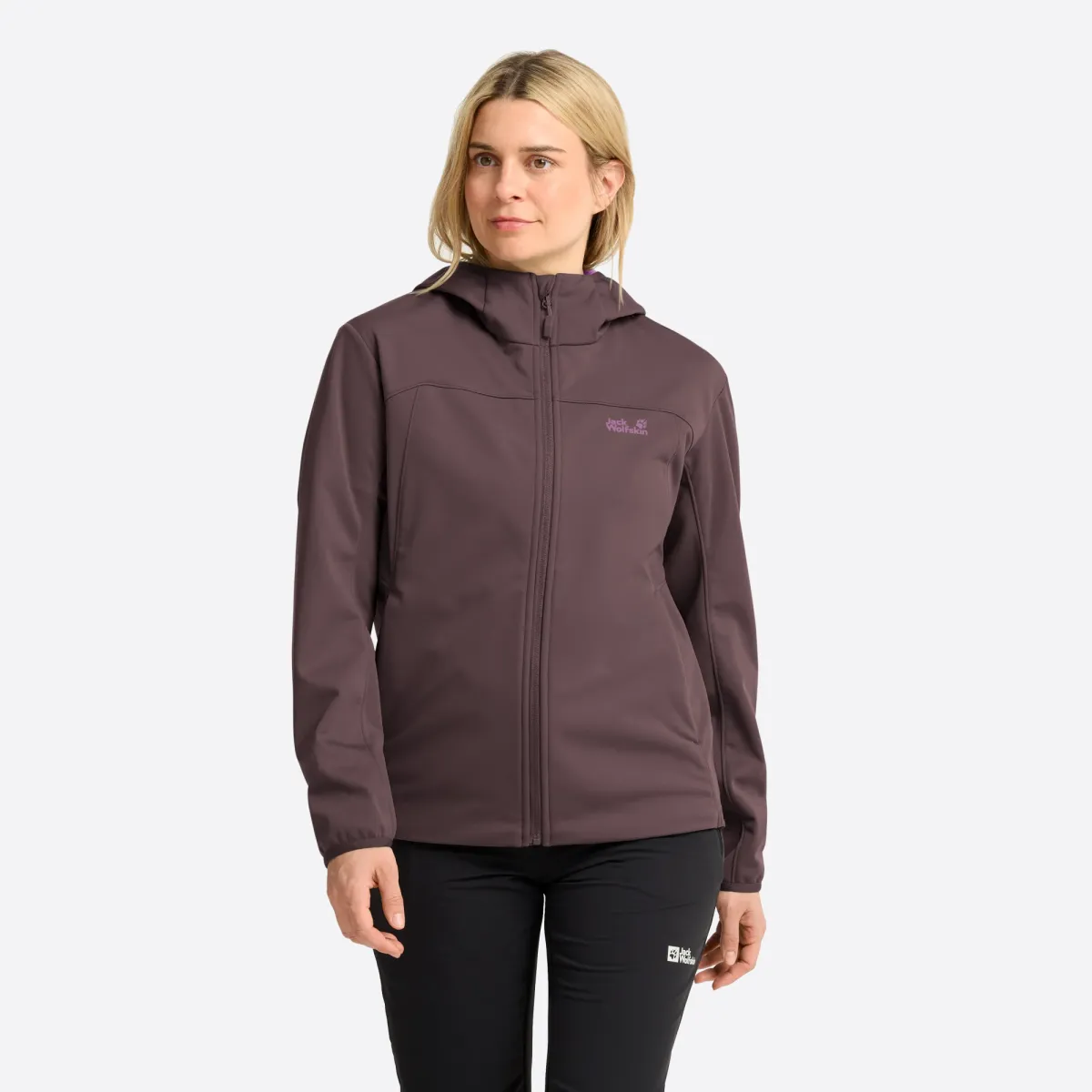 JACK WOLFSKIN A66370 Windhain 2 Hoody-I0159 Sheer Plum