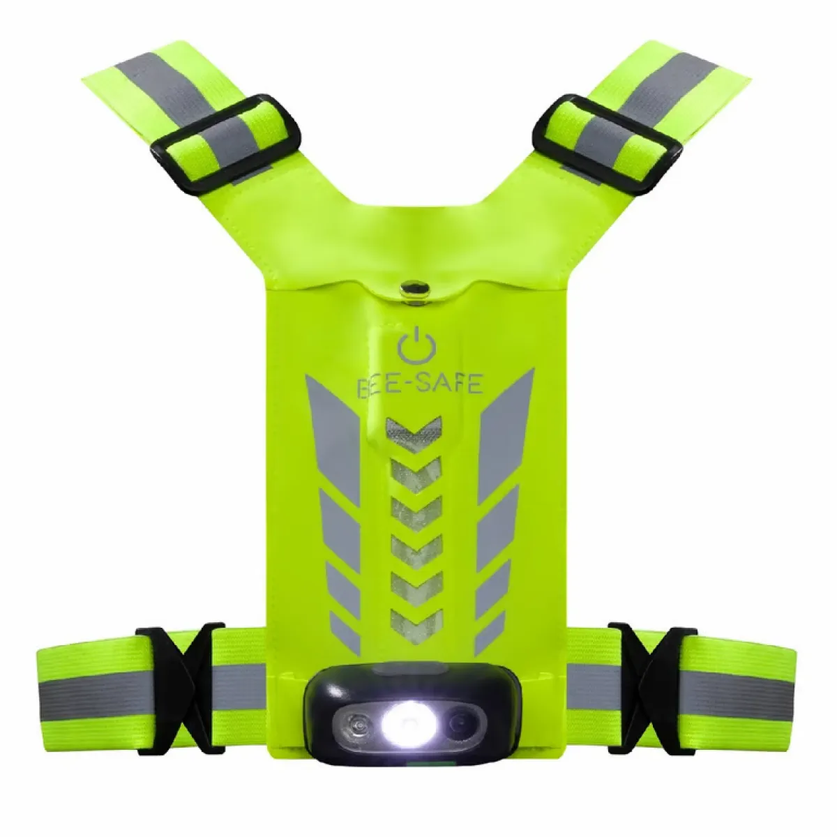 BEE-SAFE BS-25900 Led Harnass USB-101 Lime