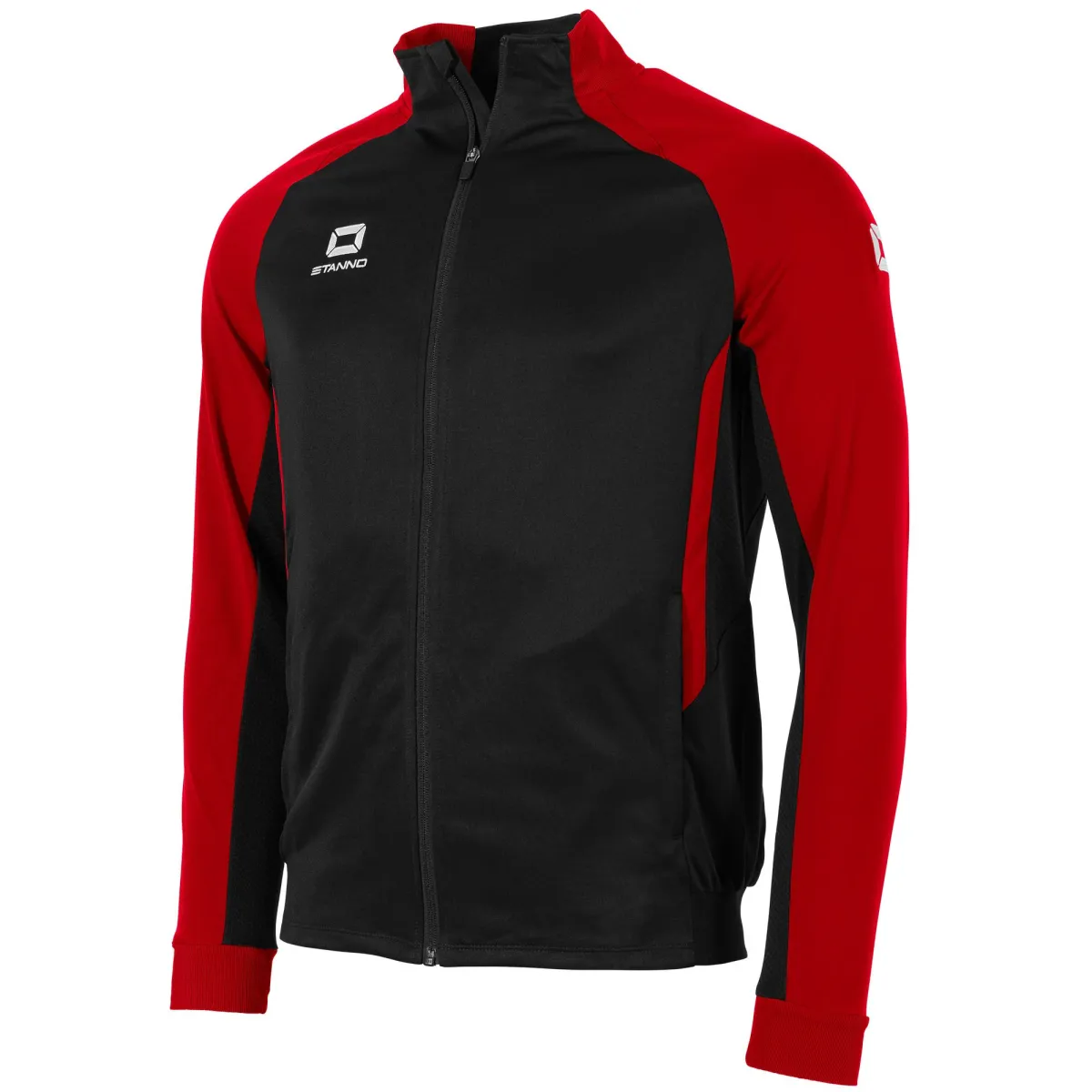 STANNO 408039 Stadio Full Zip Top-8600 Black/Red
